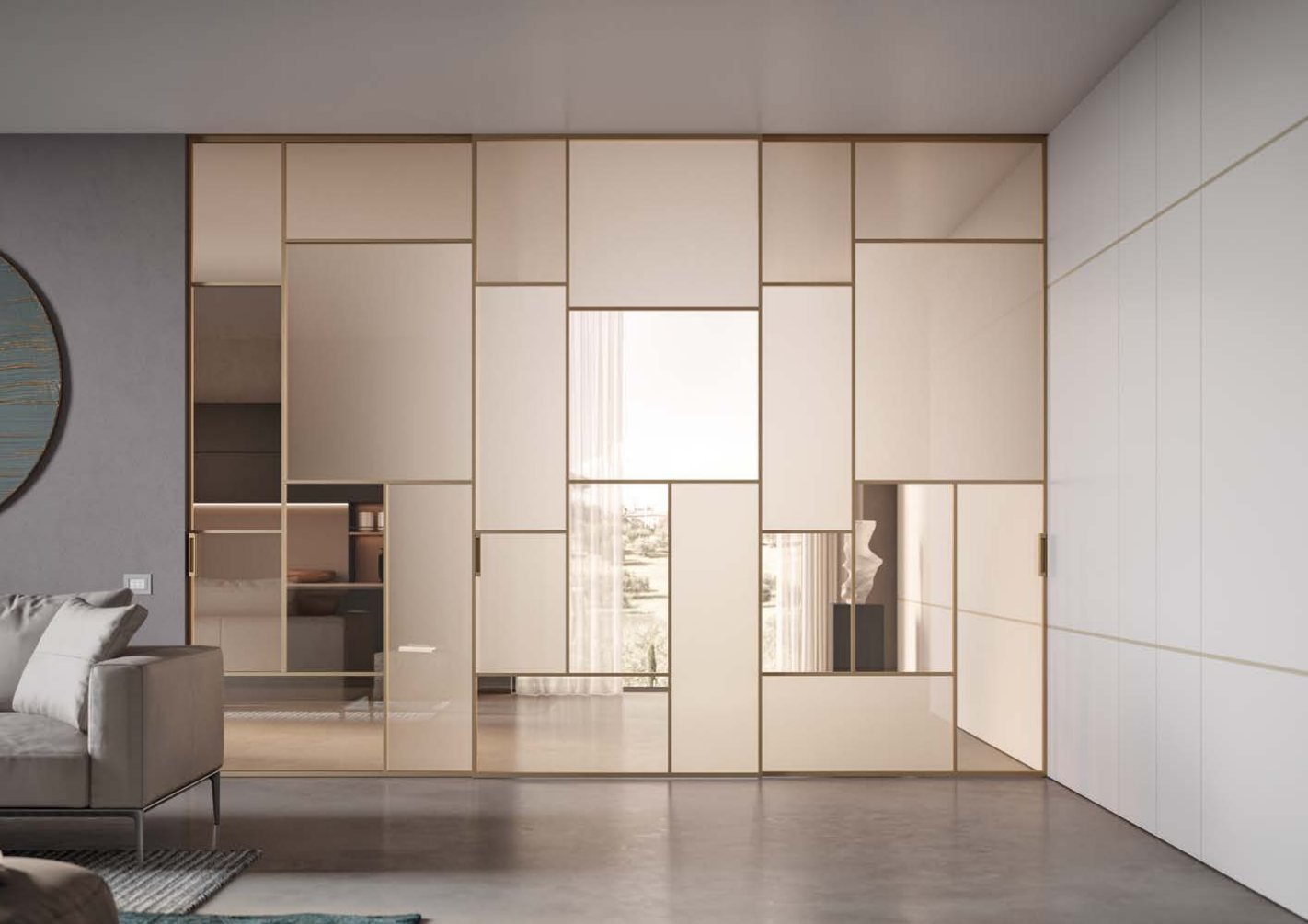 Feature & back-painted glass — commercial interior glazing