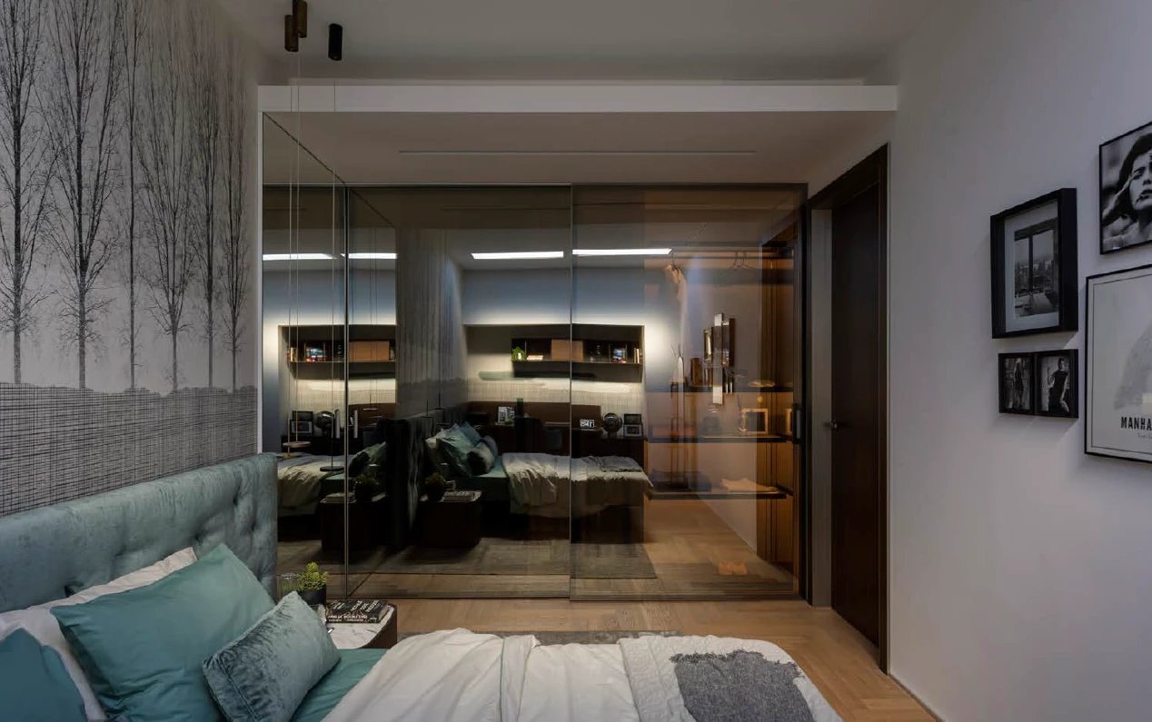 Interior glass walls — residential interior glazing